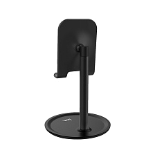 Настольная подставка, держатель HOCO PH15 Aluminum для телефона, смартфона, планшета, цвет черный Настольная подставка, держатель HOCO PH15 Aluminum для телефона, смартфона, планшета, цвет черный