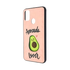 Чехол накладка для SAMSUNG Galaxy M30s (SM-M307F), M21 (SM-M215), силикон, стекло, рисунок AVOCADO Lover.
