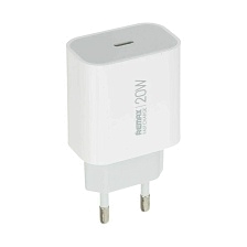 СЗУ (Сетевое зарядное устройство) REMAX Kiddy RP-U133, 20W, 1 USB Type C, цвет белый СЗУ (Сетевое зарядное устройство) REMAX Kiddy RP-U133, 20W, 1 USB Type C, цвет белый