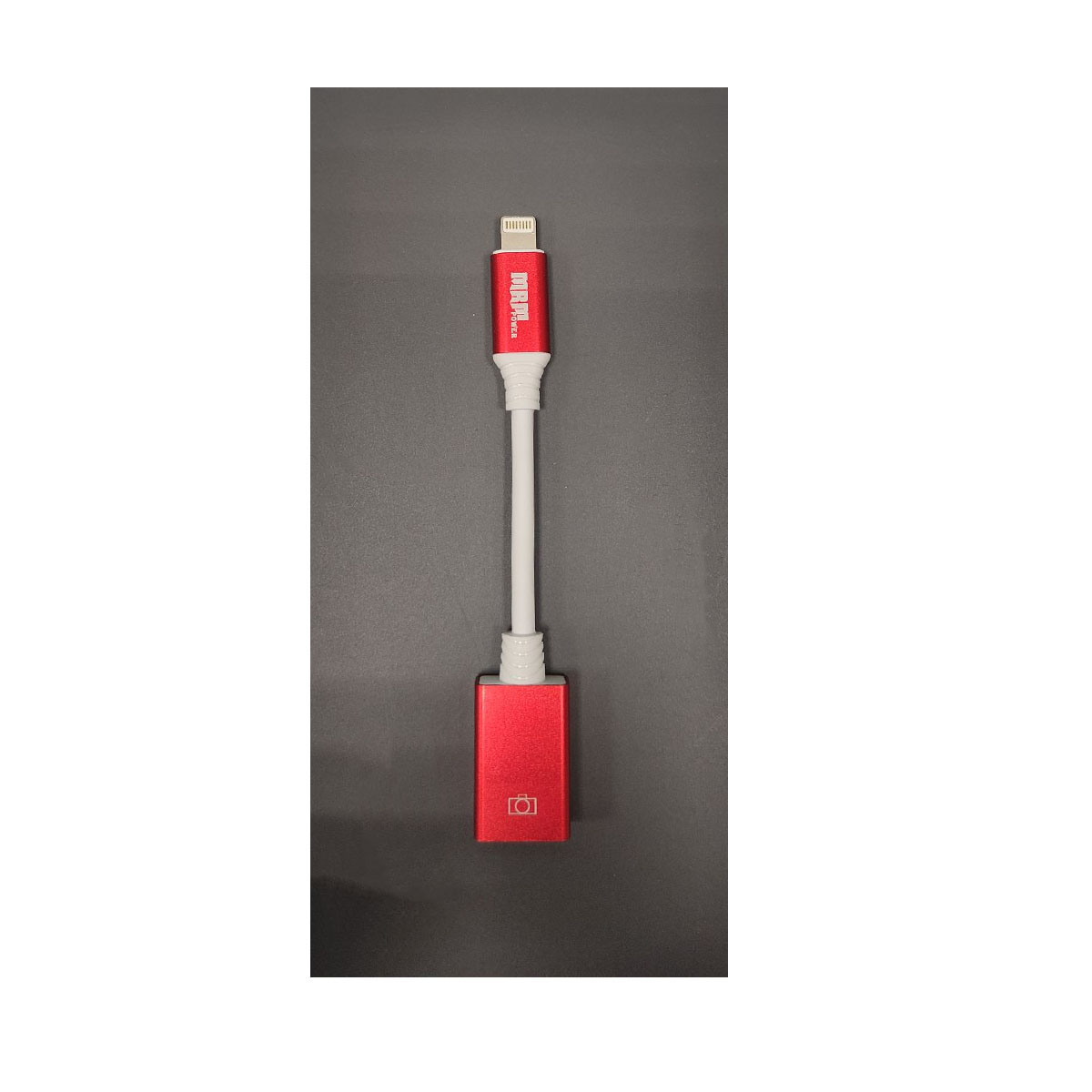 Переходник, адаптер, конвертер OTG CQ047, Lightning 8 pin на USB, цвет бело красный Переходник, адаптер, конвертер OTG CQ047, Lightning 8 pin на USB, цвет бело красный