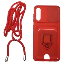 Чехол накладка MULTI FUNCTION 4 в 1 для SAMSUNG Galaxy A50 (SM-A505), A30s (SM-A307), A50s (SM-A507), цвет красный Чехол накладка MULTI FUNCTION 4 в 1 для SAMSUNG Galaxy A50 (SM-A505), A30s (SM-A307), A50s (SM-A507), цвет красный