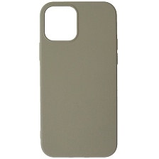 Чехол накладка Soft Touch для APPLE iPhone 12, iPhone 12 Pro (6.1"), силикон, цвет светло серый Чехол накладка Soft Touch для APPLE iPhone 12, iPhone 12 Pro (6.1"), силикон, цвет светло серый