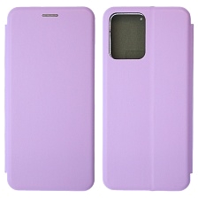 Чехол книжка STYLISH для Realme C35, экокожа, визитница, цвет сиреневый Чехол книжка STYLISH для Realme C35, экокожа, визитница, цвет сиреневый