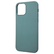 Чехол накладка GPS для APPLE iPhone 12 (6.1"), iPhone 12 Pro (6.1"), силикон, матовый, цвет сизый Чехол накладка GPS для APPLE iPhone 12 (6.1"), iPhone 12 Pro (6.1"), силикон, матовый, цвет сизый