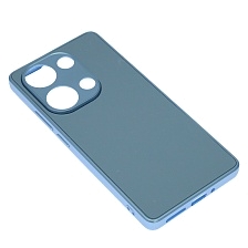 Чехол накладка для XIAOMI Redmi Note 13 Pro 4G, POCO M6 Pro 4G, защита камеры, силикон, цвет серо голубой Чехол накладка для XIAOMI Redmi Note 13 Pro 4G, POCO M6 Pro 4G, защита камеры, силикон, цвет серо голубой