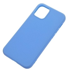 Чехол накладка для APPLE iPhone 12 mini (5.4"), силикон, цвет васильковый Чехол накладка для APPLE iPhone 12 mini (5.4"), силикон, цвет васильковый
