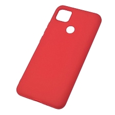 Чехол накладка SOFT TOUCH для XIAOMI Redmi 9C, Redmi 10A, силикон, матовый, цвет красный