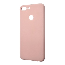 Чехол накладка GPS для HUAWEI Honor 9 Lite, силикон, матовый, цвет бледно розовый