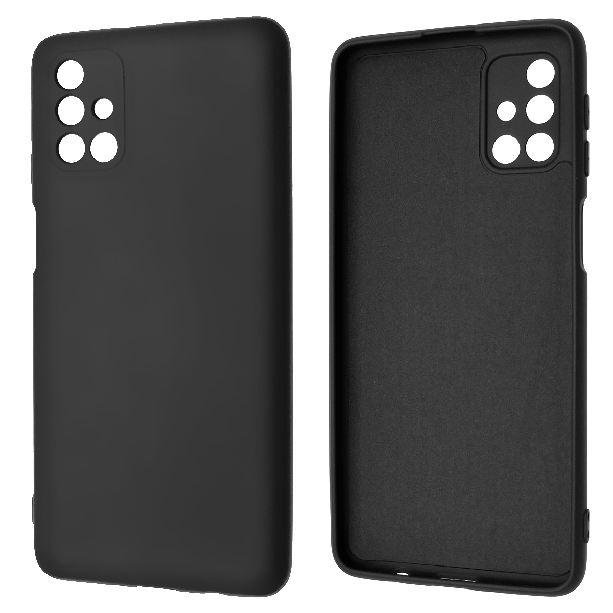 Чехол накладка NANO для SAMSUNG Galaxy M31S (SM-M317), силикон, бархат, цвет черный Чехол накладка NANO для SAMSUNG Galaxy M31S (SM-M317), силикон, бархат, цвет черный