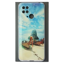 Чехол накладка для XIAOMI Redmi 10C, XIAOMI POCO C40, силикон, защита камеры, глянцевый, рисунок Пляж Чехол накладка для XIAOMI Redmi 10C, XIAOMI POCO C40, силикон, защита камеры, глянцевый, рисунок Пляж