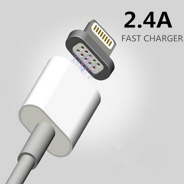 USB Дата-кабель 2.4A с магнитным коннектором для Apple iPhone 5/5S, 6/6S, 7/7S. USB Дата-кабель 2.4A с магнитным коннектором для Apple iPhone 5/5S, 6/6S, 7/7S.
