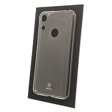 Чехол накладка BASEUS для HUAWEI Honor 8A, Y6 2019, силикон, прозрачный.