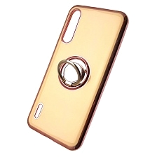 Чехол накладка для XIAOMI Mi A3, Mi CC9E, силикон, кольцо держатель, цвет молочный.