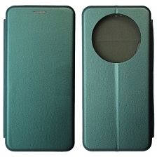 Чехол книжка STYLISH для Honor X9a, экокожа, визитница, цвет темно зеленый Чехол книжка STYLISH для Honor X9a, экокожа, визитница, цвет темно зеленый
