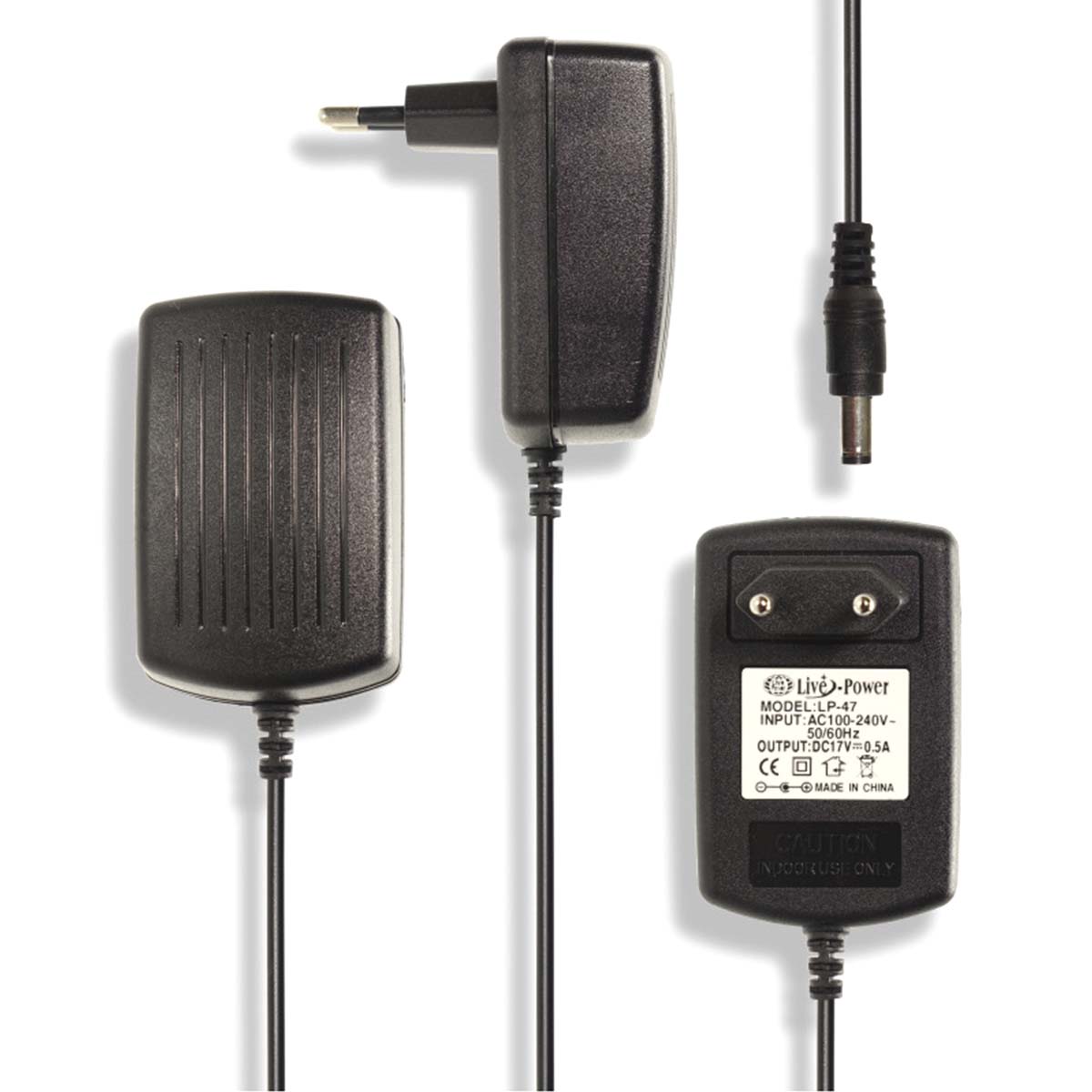 Блок питания Live-Power LP47 (5,5*2,5), 17V, 0.5A, цвет черный