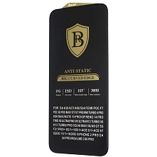 Защитное антистатическое стекло BACAS OG ESD QC F004 6/10 для POCO F7, POCO X8 Pro MAX, цвет окантовки черный