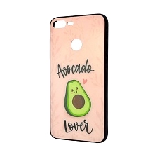 Чехол накладка для HUAWEI Honor 9 Lite, 7S, P Smart, силикон, стекло, рисунок AVOCADO Lover.