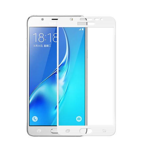 Защитное стекло 4D для SAMSUNG Galaxy J5 Prime SM-G570 белый кант Monarch.