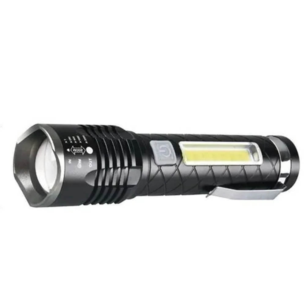 Фонарь ручной светодиодный MANS MN-P20-PM-TG, металлический, цвет черный