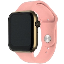 Смарт-часы Smart Watch AK76, Bluetooth, шагомер, датчик пульса, цвет золотистый Смарт-часы Smart Watch AK76, Bluetooth, шагомер, датчик пульса, цвет золотистый