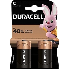 Батарейка DURACELL Basic LR14 C BL2 Alkaline 1.5V