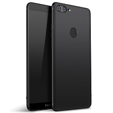 Чехол накладка для HUAWEI Honor 9 Lite, Honor 9 Lite Premium, силикон, матовый цвет черный Чехол накладка для HUAWEI Honor 9 Lite, Honor 9 Lite Premium, силикон, матовый цвет черный