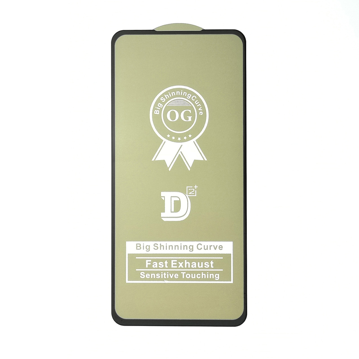 Защитное стекло D2+ PREMIUM для HUAWEI P40 Lite, P20 Lite 2019, Nova 4, Nova 5i, Nova 6SE, Nova 7i, цвет окантовки черный.