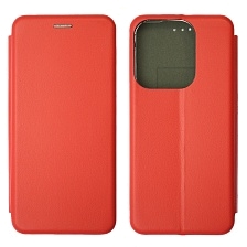 Чехол книжка STYLISH для TECNO Spark 10, TECNO Spark 10C, экокожа, визитница, цвет красный Чехол книжка STYLISH для TECNO Spark 10, TECNO Spark 10C, экокожа, визитница, цвет красный