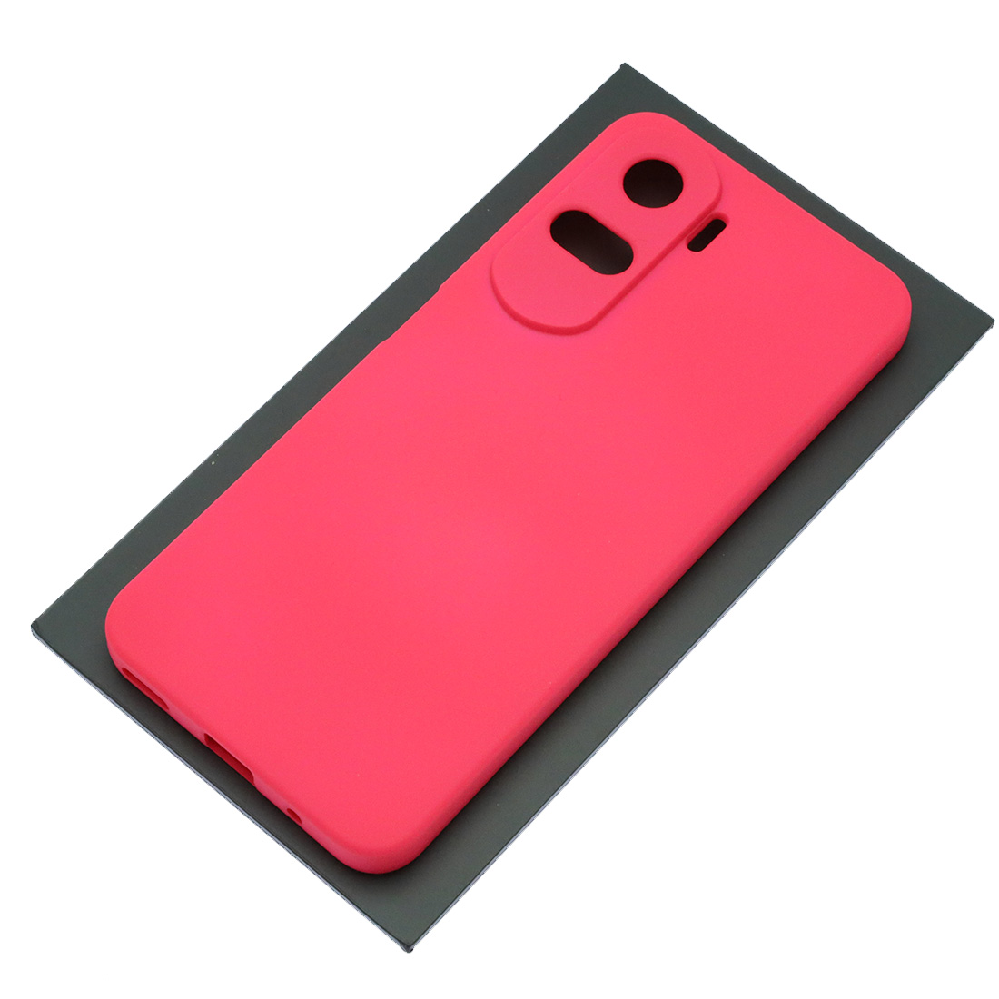 Чехол накладка Silicon Cover для Honor 90 Lite, защита камеры, силикон, бархат, цвет фуксия Чехол накладка Silicon Cover для Honor 90 Lite, защита камеры, силикон, бархат, цвет фуксия