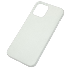 Чехол накладка для APPLE iPhone 12 Pro MAX (6.7"), силикон, цвет белый Чехол накладка для APPLE iPhone 12 Pro MAX (6.7"), силикон, цвет белый