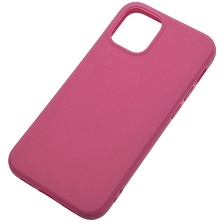 Чехол накладка для APPLE iPhone 12 mini (5.4"), силикон, цвет малиновый Чехол накладка для APPLE iPhone 12 mini (5.4"), силикон, цвет малиновый