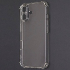 Чехол накладка для APPLE iPhone 16 (6.1"), силикон, защита камеры, прозрачный Чехол накладка для APPLE iPhone 16 (6.1"), силикон, защита камеры, прозрачный