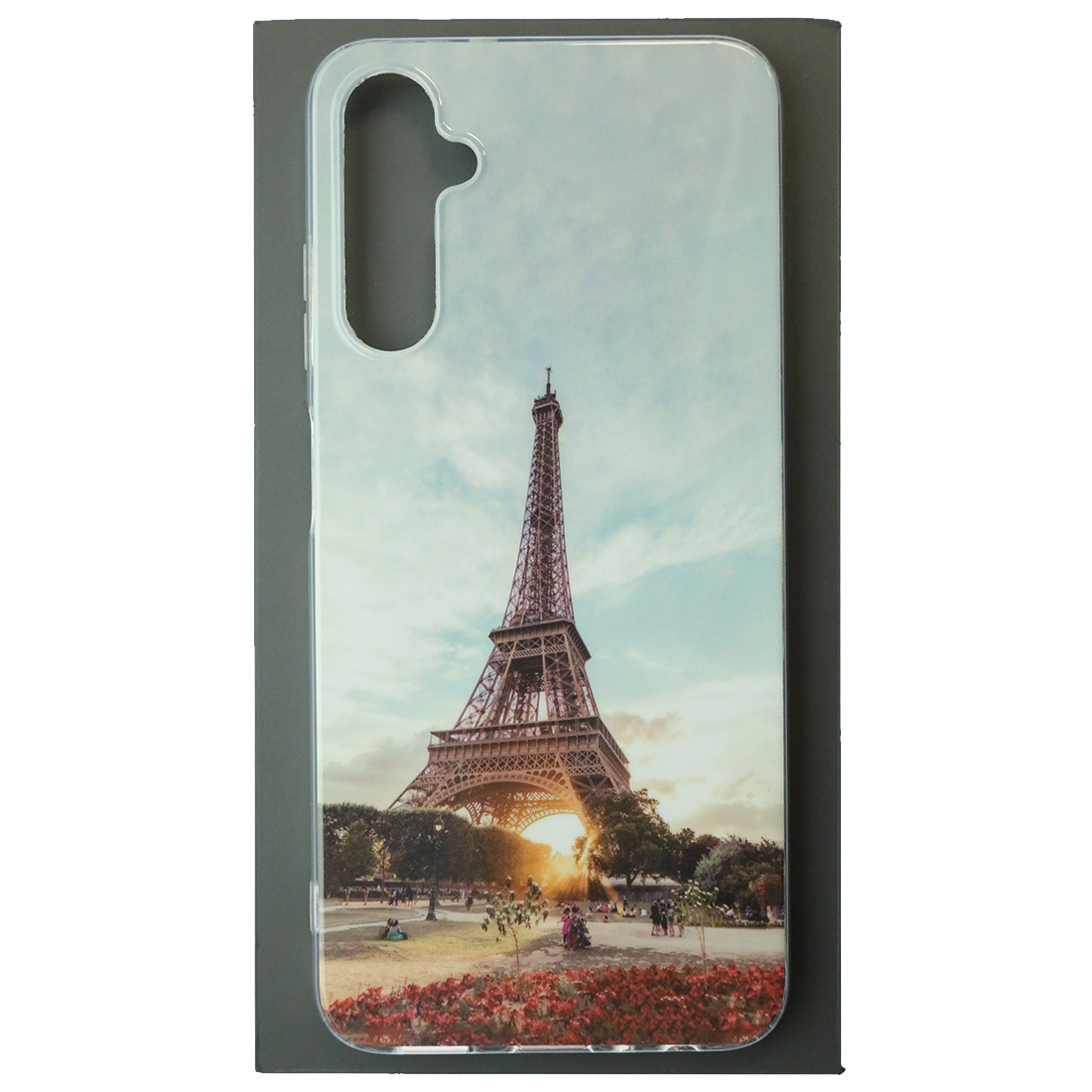 Чехол накладка для SAMSUNG Galaxy A05s, силикон, глянцевый, рисунок Эйфелева башня
