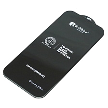 Защитное стекло 6D G-Rhino 200C (380 Glue) для APPLE iPhone 17 (6.3"), цвет окантовки черный (Тип 2)