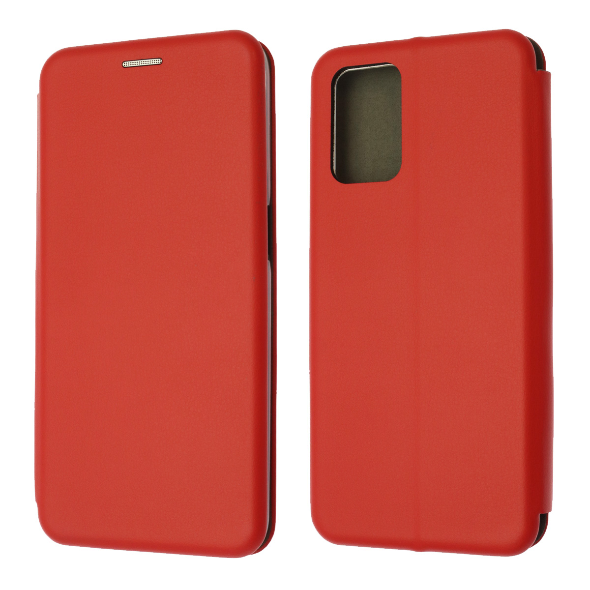 Чехол книжка STYLISH для Realme 8 5G, экокожа, визитница, цвет красный