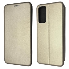Чехол книжка STYLISH для HUAWEI Honor 10X Lite, экокожа, визитница, цвет золотистый Чехол книжка STYLISH для HUAWEI Honor 10X Lite, экокожа, визитница, цвет золотистый