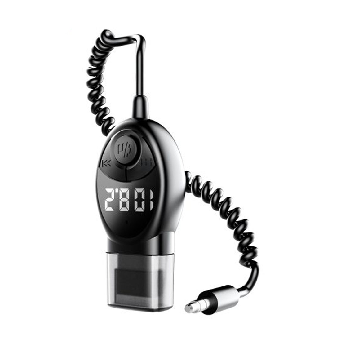 Адаптер MOXOM MX-A70 AUX USB на Bluetooth, поддержка FM частот, цвет черный