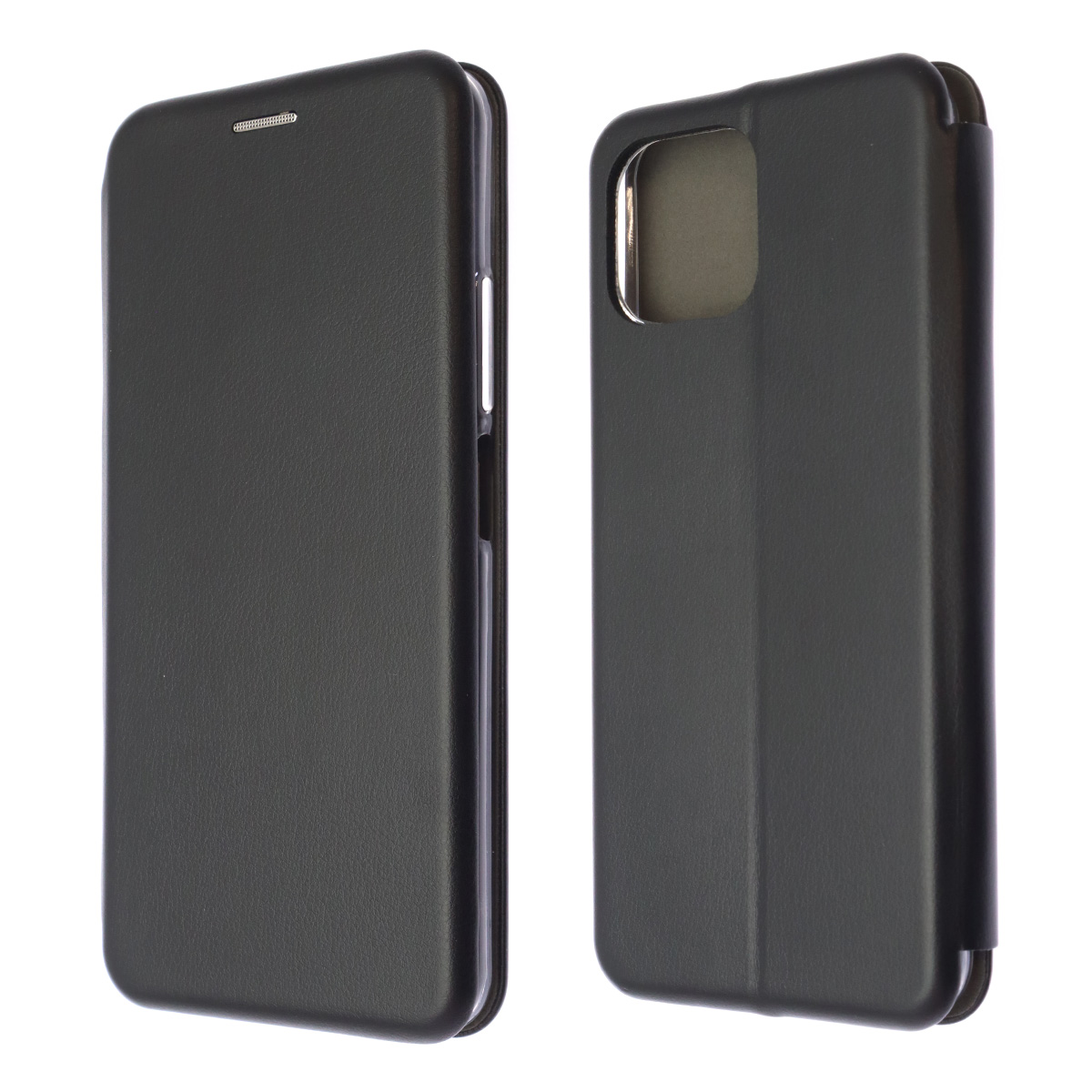 Чехол книжка STYLISH для XIAOMI MI 11 Lite, экокожа, визитница, цвет черный
