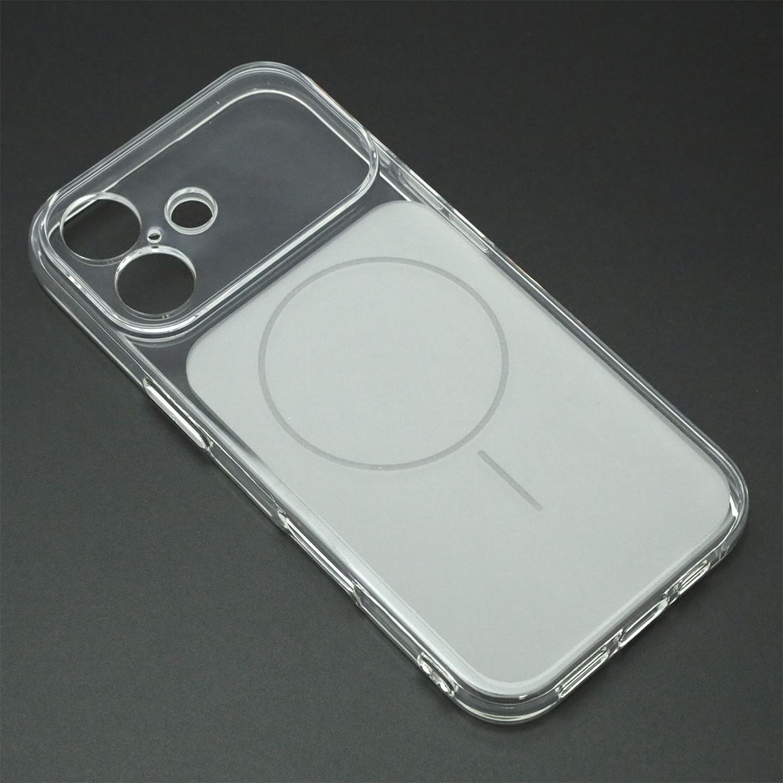 Чехол накладка EMILY для APPLE iPhone 17, защита камеры, силикон, цвет прозрачно белый