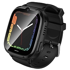Умные часы для детей HOCO Y106, слот SIM, GPS, Wi-Fi, 4G, камера, 730mAh, цвет черный Умные часы для детей HOCO Y106, слот SIM, GPS, Wi-Fi, 4G, камера, 730mAh, цвет черный