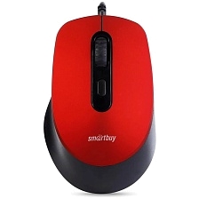 Мышь проводная SMARTBUY ONE 265, оптическая, цвет черно красный