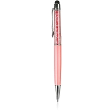 Ручка стилус для телефонов и планшетов, со стразами, цвет персиковый