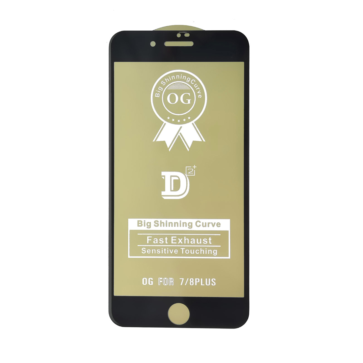 Защитное стекло D2+ PREMIUM для APPLE iPhone 7 Plus, iPhone 8 Plus, цвет окантовки черный. Защитное стекло D2+ PREMIUM для APPLE iPhone 7 Plus, iPhone 8 Plus, цвет окантовки черный.