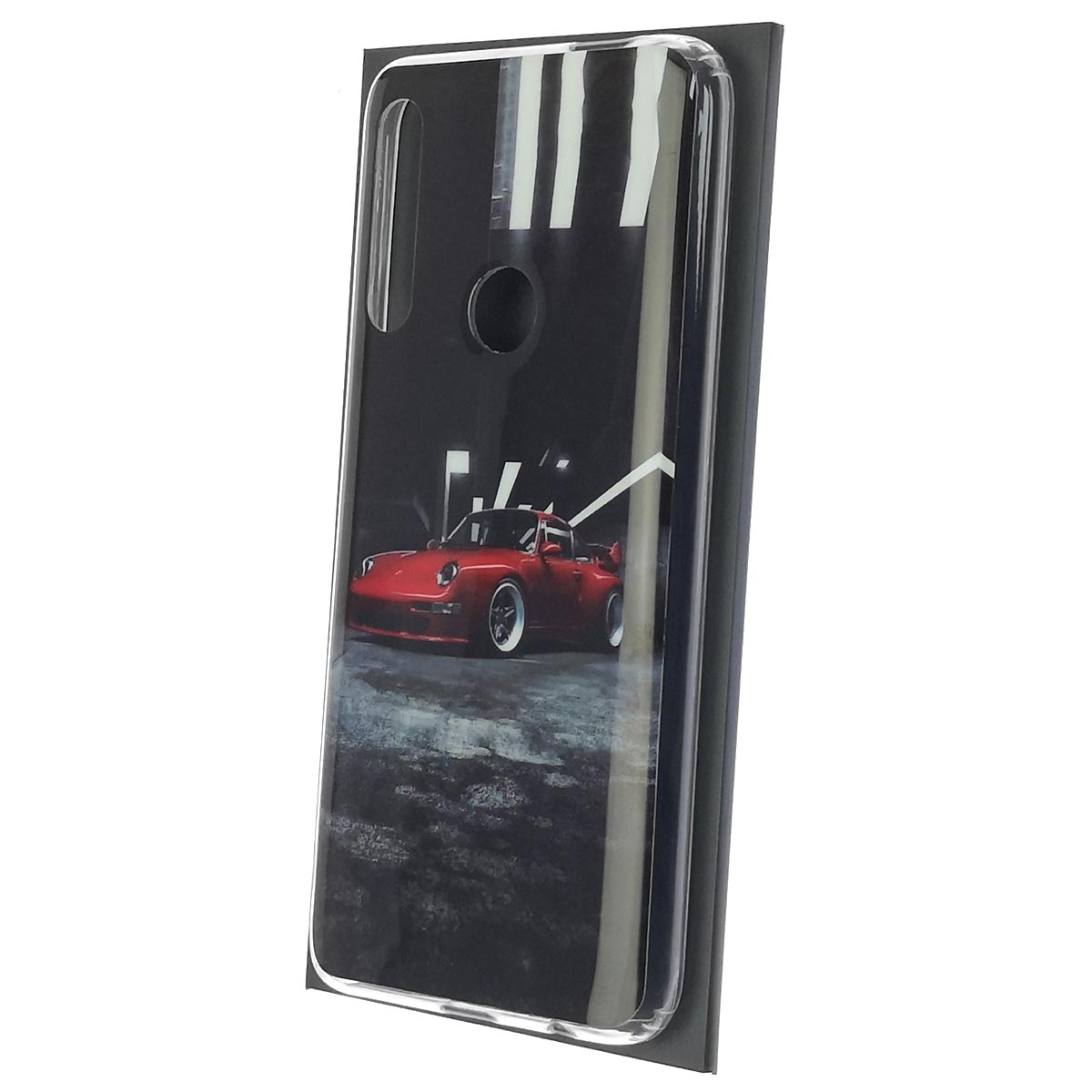 Чехол накладка для HUAWEI Honor 9X, P Smart Z, Y9 Prime 2019, силикон, рисунок красный Порш Чехол накладка для HUAWEI Honor 9X, P Smart Z, Y9 Prime 2019, силикон, рисунок красный Порш