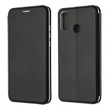 Чехол книжка STYLISH для HUAWEI Honor 9X Lite (JSN-L21), экокожа, визитница, цвет черный Чехол книжка STYLISH для HUAWEI Honor 9X Lite (JSN-L21), экокожа, визитница, цвет черный