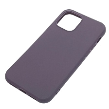 Чехол накладка для APPLE iPhone 12 (6.1"), iPhone 12 Pro (6.1"), силикон, матовый, цвет баклажановый Чехол накладка для APPLE iPhone 12 (6.1"), iPhone 12 Pro (6.1"), силикон, матовый, цвет баклажановый