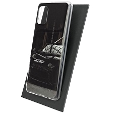 Чехол накладка Vinil для SAMSUNG Galaxy A31 (SM-A315), силикон, рисунок Бугатти
