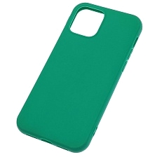 Чехол накладка для APPLE iPhone 12 (6.1"), iPhone 12 Pro (6.1"), силикон, матовый, цвет зеленый Чехол накладка для APPLE iPhone 12 (6.1"), iPhone 12 Pro (6.1"), силикон, матовый, цвет зеленый