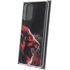 Чехол накладка Vinil для SAMSUNG Galaxy A72 (SM-A725F), силикон, глянцевый, рисунок красный лев Чехол накладка Vinil для SAMSUNG Galaxy A72 (SM-A725F), силикон, глянцевый, рисунок красный лев