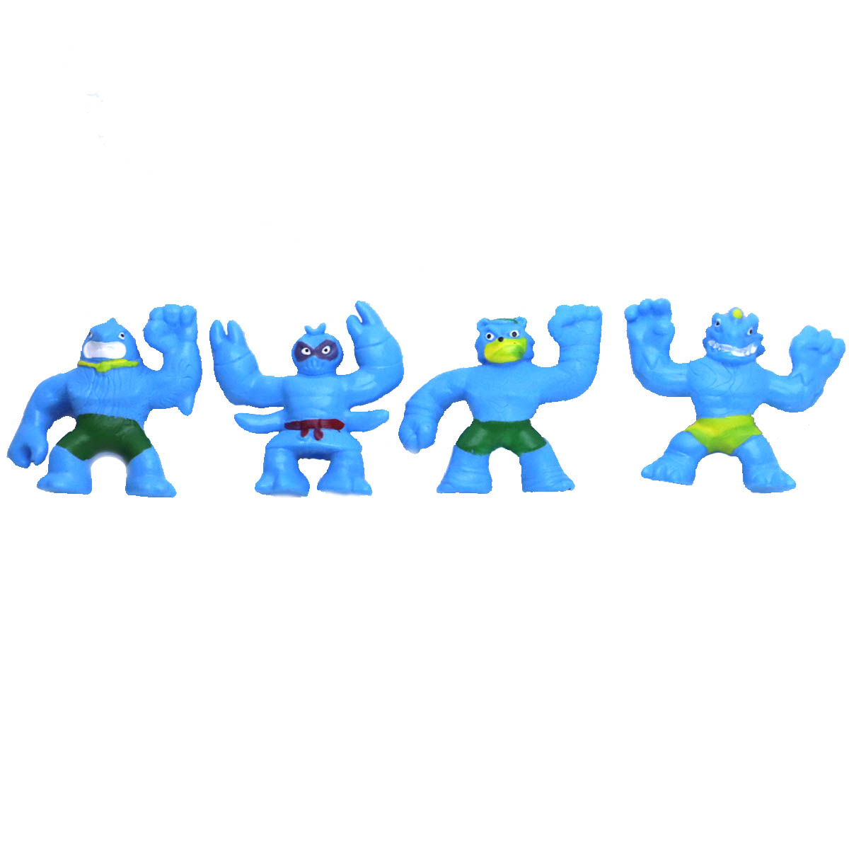 Тянущаяся фигурка игрушка в коробке, цвет синий